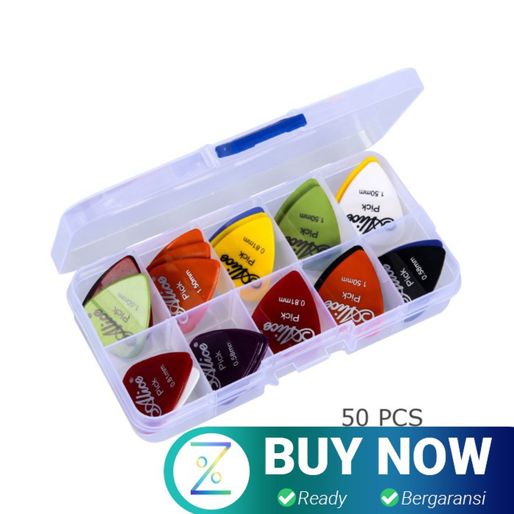 Alice Pick Gitar Akustik 50 PCS - A011A - Multi-Color