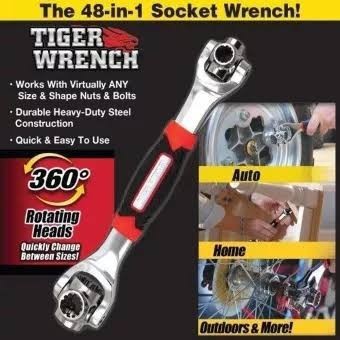 8-in-1 Kunci Pas Serbaguna Multifunction Universal Wrench