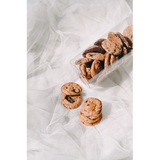 

Mini Cookies double choco (toples)