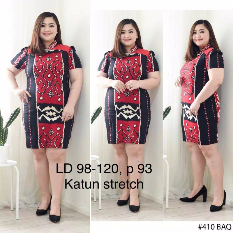 Dress Batik CHEONGSAM Jumbo