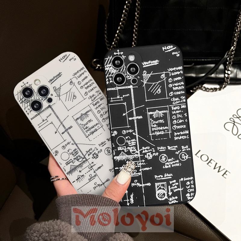 Case Hitam Putih Cover Realme C31 C21Y C25Y C25 C15 C17 5i C15 C21A 7i C11 C12 C25s 6s 8pro C20 5 6 7 8ft Dra