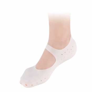 Kaos Kaki Sepatu Shock Absorb Silicone Gel Anti Slip 2PCS / Koas Kaki Pelindung Kaki Murah Bagus Anti Slip Nyaman Sol Gel Silicon Anti Pegel / Sol Sepatu Olahraga Pria Wanita  Sol Sepatu Joging Kaos Kaki Outdoor Tebal Kaos Kaki Anti Slip Pelindung Kaki