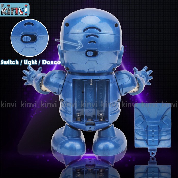 Dancing Robot Pepper Pots / Pajangan / Smart Dance Hero Music M153P