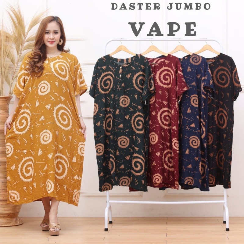 Daster Jumbo Lope Lope Baju Tidur Daster Dress Busui Viral Pekalongan Batik Best seller-DJ CABUT VAPE