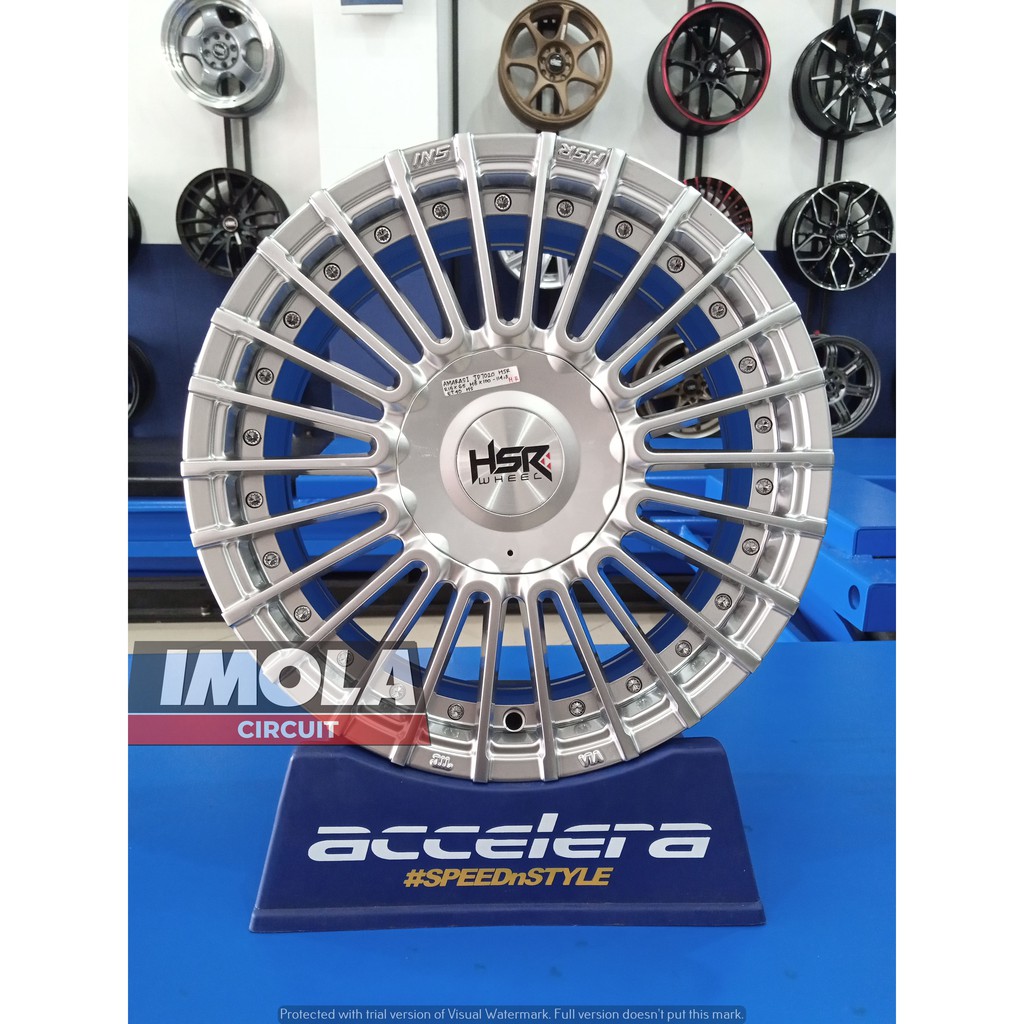 Velg racing R15 HSR Amarasi Ring 15 untuk mobil Sigra Baleno Accord City Brio Baleno Vios