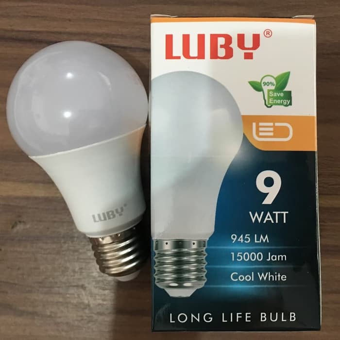 Lampu LED Luby 9W 9 Watt Terang Berkualitas