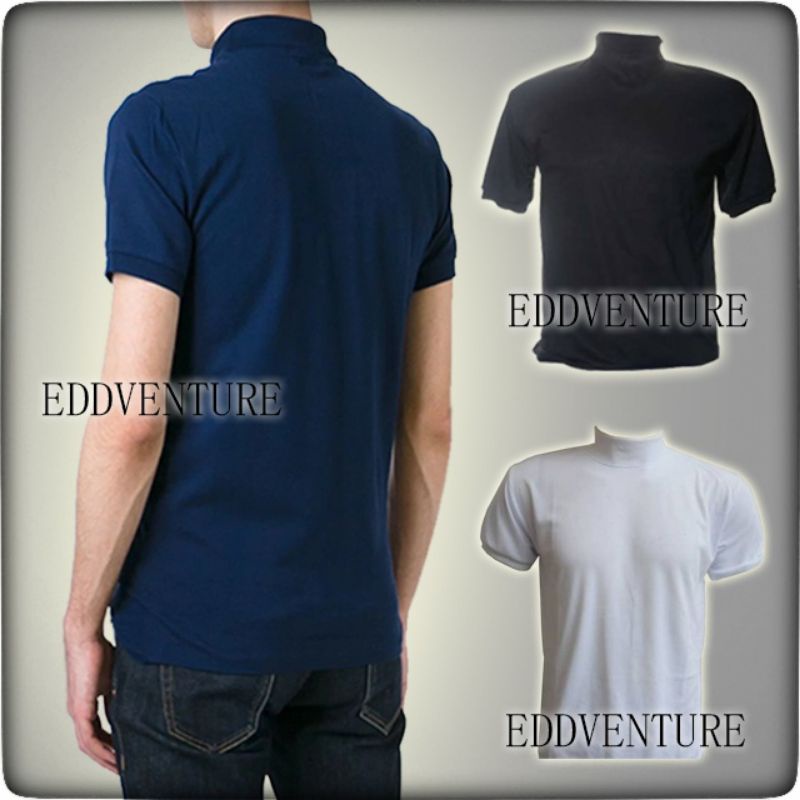 KAOS TURTLE NECK KOREAN STYLE / KAOS DALAM SEKURITI / KAOS POLOS LENGAN PENDEK / KAOS POLOS LEHER TINGGI / KAOS TURTLE NECK HITAM / KAOS TURTLENECK PUTIH / KAOS TURTLE NECK BIRU NAVY / BAJU POLOS KERAH TINGGI / BAJU POLOS / PAKAIAN KASUAL KAOS PENDIDIKAN