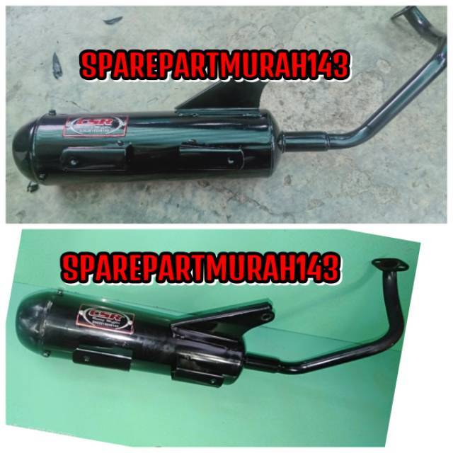 knalpot Racing bobokan model standar untuk Honda BEAT FI ESP suara bullet adem