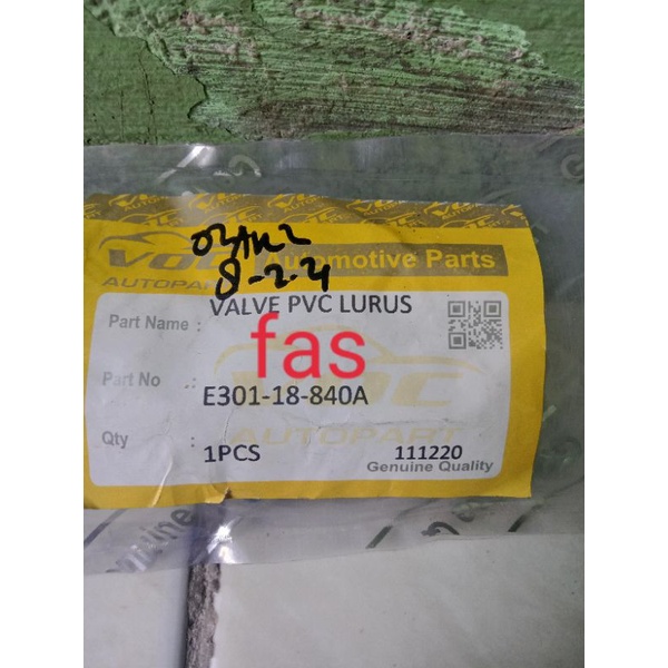 pvc valve dan seal soluna