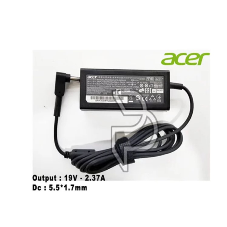 Adaptor Charger Original Laptop Acer Es1-131 ES1-432 seris 19V-2.37A