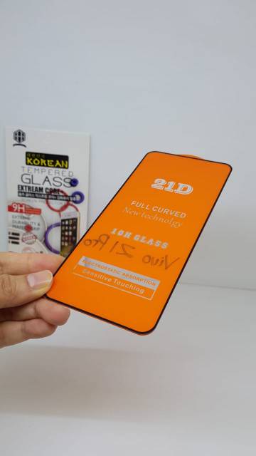 KOREAN Tempered Glass Vivo Z1 Pro 6.53 inch FULL SCREEN TG 5D 6D 9D Vivo Z1 Pro FULL LAYAR FULL GLUE