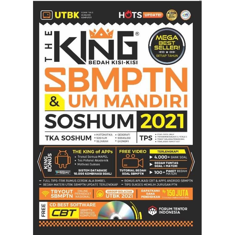 Special Order The King Bedah Kisi Kisi Sbmptn Soshum 2021 Best Seller Bubblewrap Bookmark Shopee Indonesia