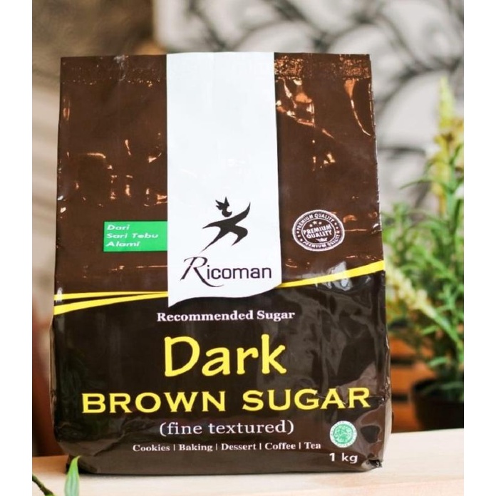 

RICOMAN DARK BROWN SUGAR 1KG