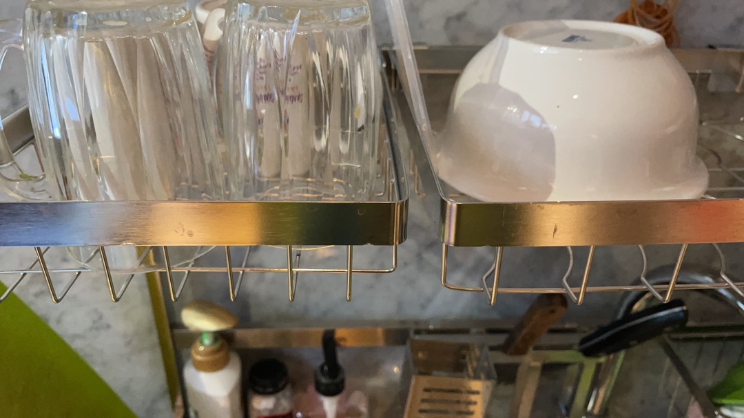 Netel Rak Wastafel Rak Piring 304 Baja Anti Karat Rak Penyimpanan Dapur Perak Mangkuk Tiris Multifungsi