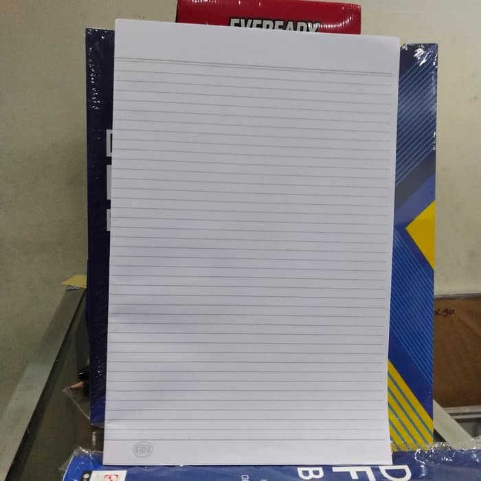 

Kertas Double Folio Bergaris Sidu 10lbr