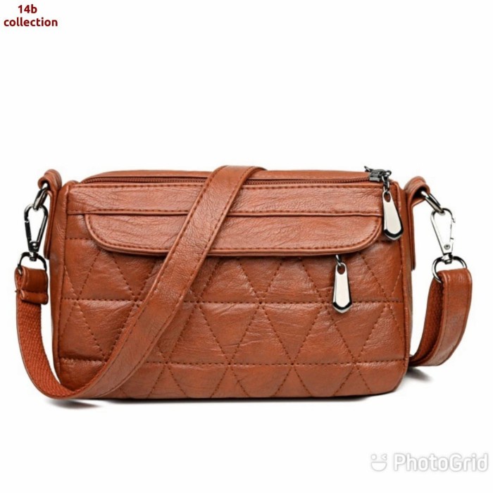 Promo⌚ Tas Selempang Jinjing Sling Shoulder Bag Kulit Wanita Cewe SP865 Alexis Bag Tas Selempang Ku