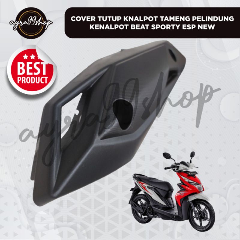 TAMENG KNALPOT COVER KNALPOT PELINDUNG KNALPOT HONDA BEAT FI 2012 UP BEAT ESP 2016 UP