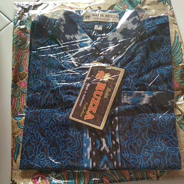 Ruzza Batik Anak Motif Mega Mendung Biru Dongket Seragam Bayi Sd Abg Remaja Tanggung