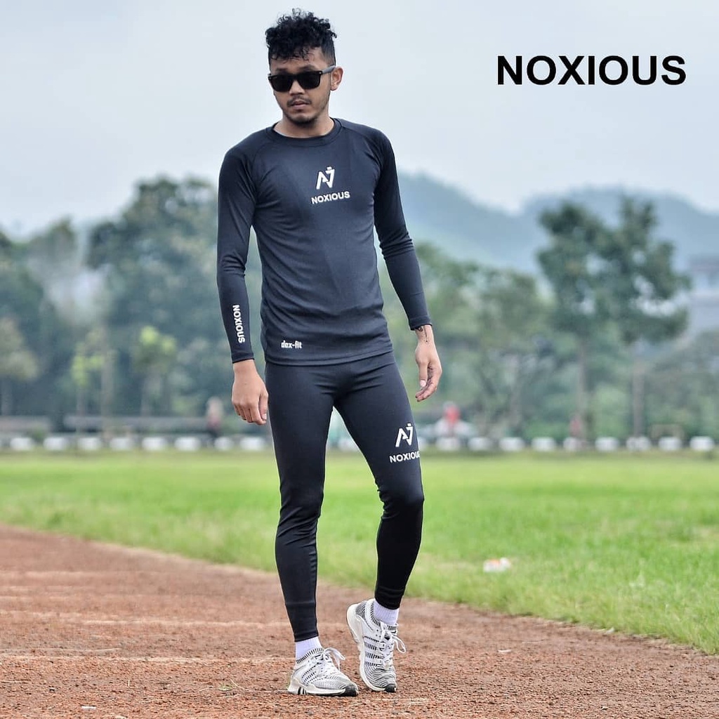 Noxious Baselayer Set Pakaian Lari