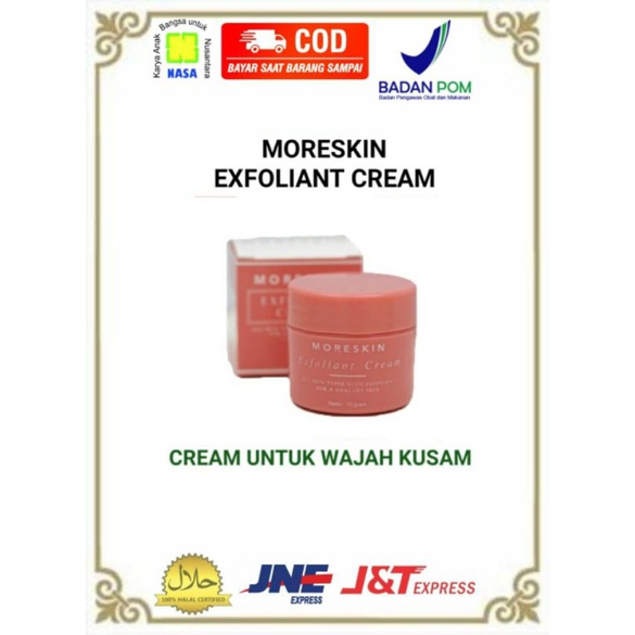 Skincare MORESKIN Exfoliant Cream NASA Original