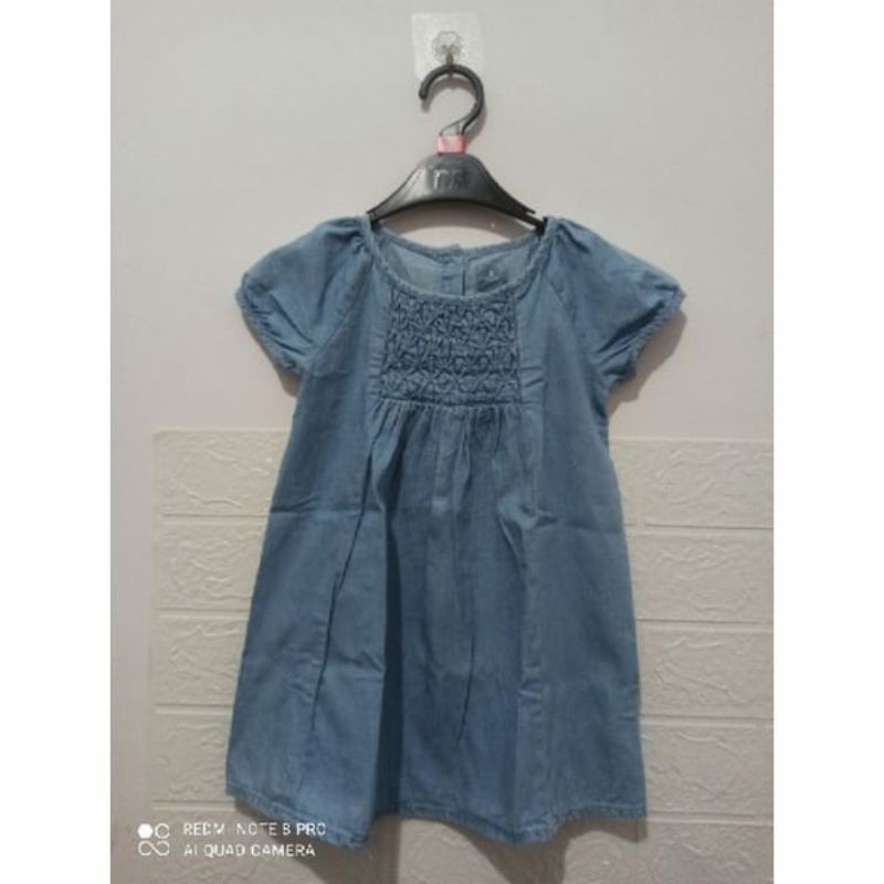 preloved dress anak baby gap denim