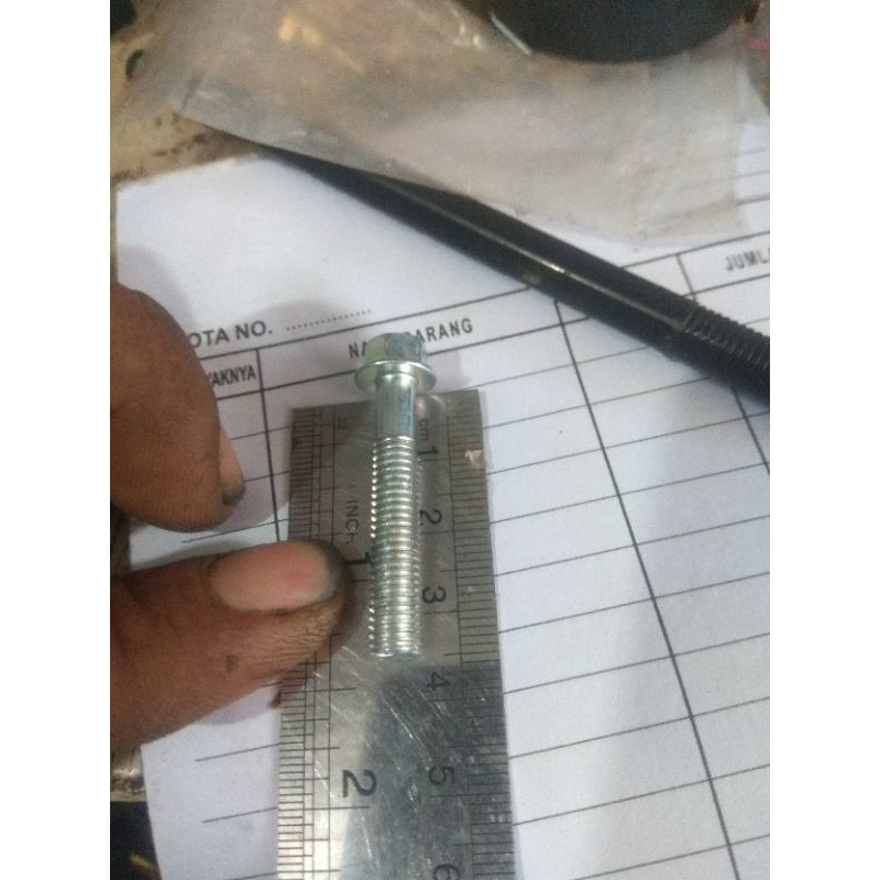 baut blok cvt honda beat Vario panjang 4cm kunci 8