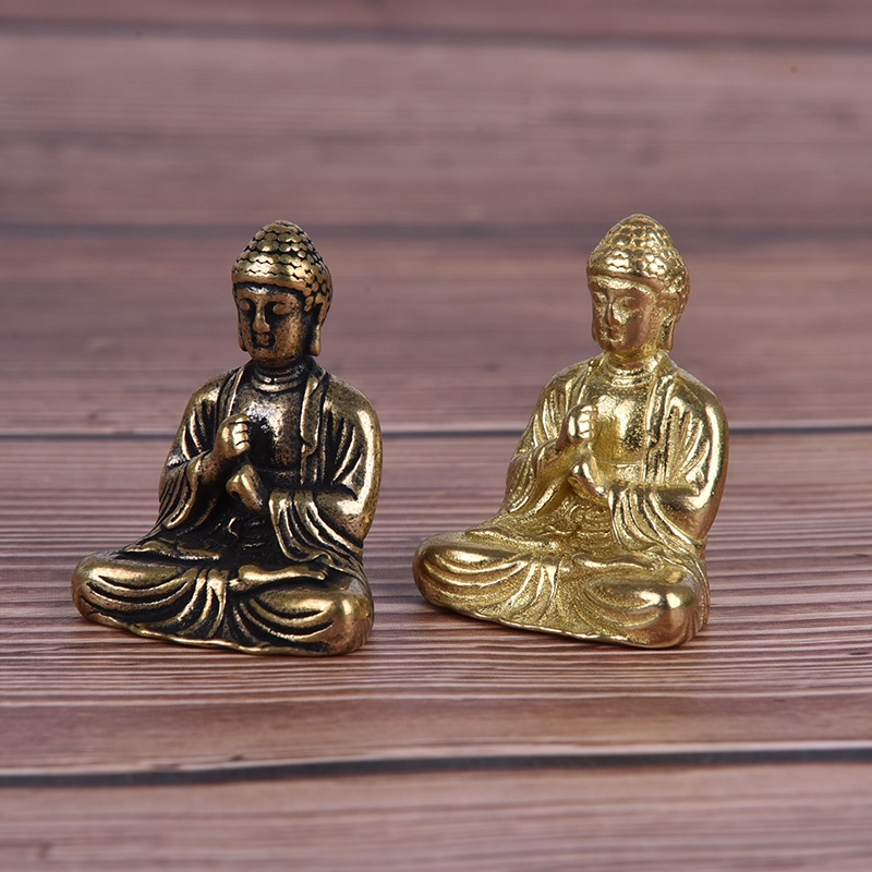 Ornamen Patung Buddha Mini 2 Warna