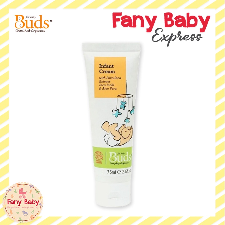 BUDS EVERYDAY ORGANIC INFANT BABY CREAM 75ML