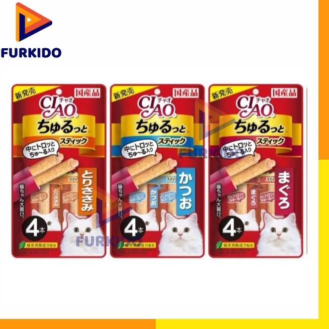 ➫ CIAO Churutto Stick / Snack Kucing / Cat Treat ♡