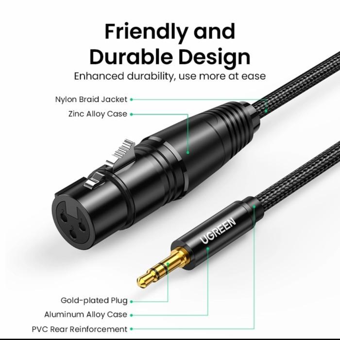 Ugreen Xlr Microphone To Aux 3.5Mm - Ugreen Jack 3.5 Mm Male To Xlr