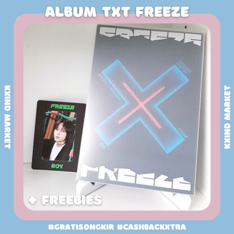 Album Txt Freeze Boy World You / album only txt / photocard txt / CD txt / album BTS / PC txt