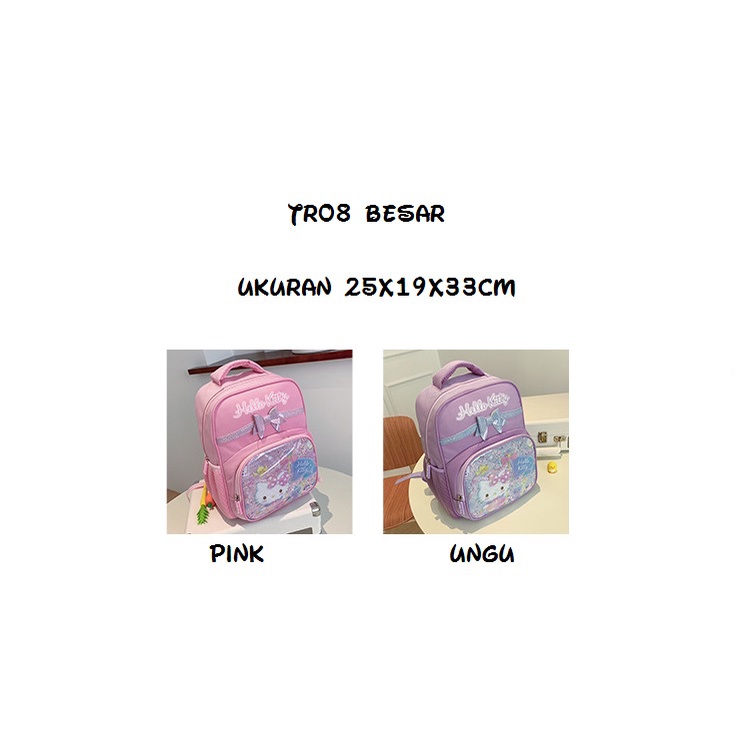 Tas ransel hello kitty pita besar TR08 anak perempuan sd backpack