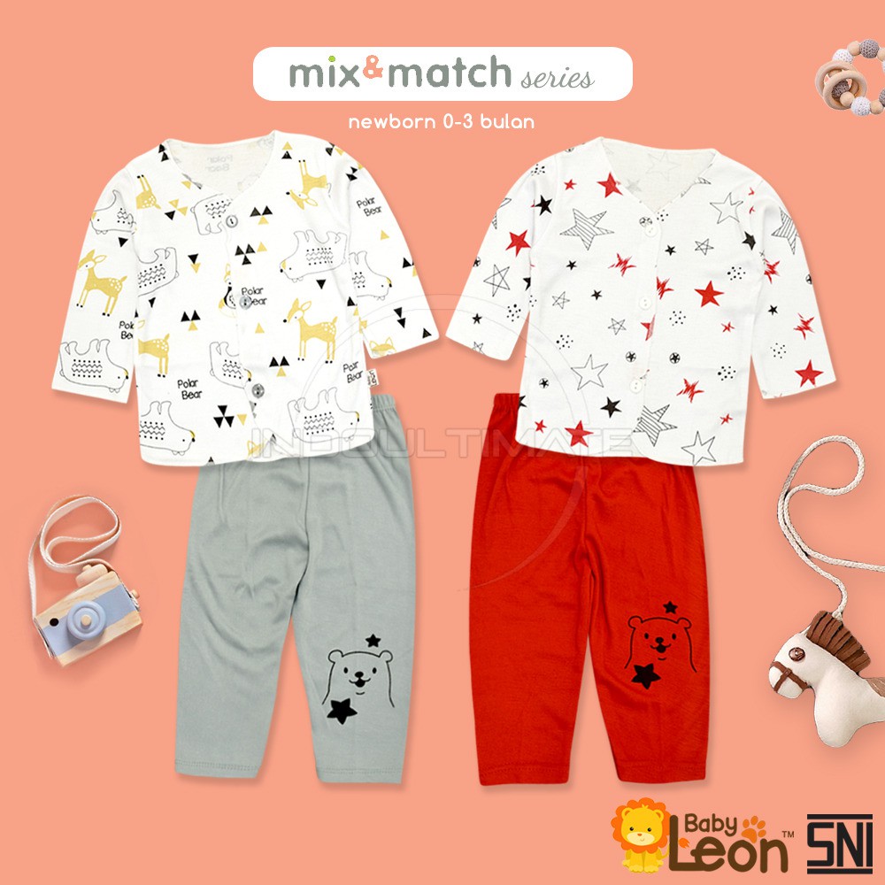 1 Pc [COD] Baju Bayi Baru Lahir Laki Laki Perempuan Lengan Panjang Motif 0-3 Bln SBJ-S12 Setelan Pakaian Atasan Baju Bayi Tidur Murah Lucu New Born