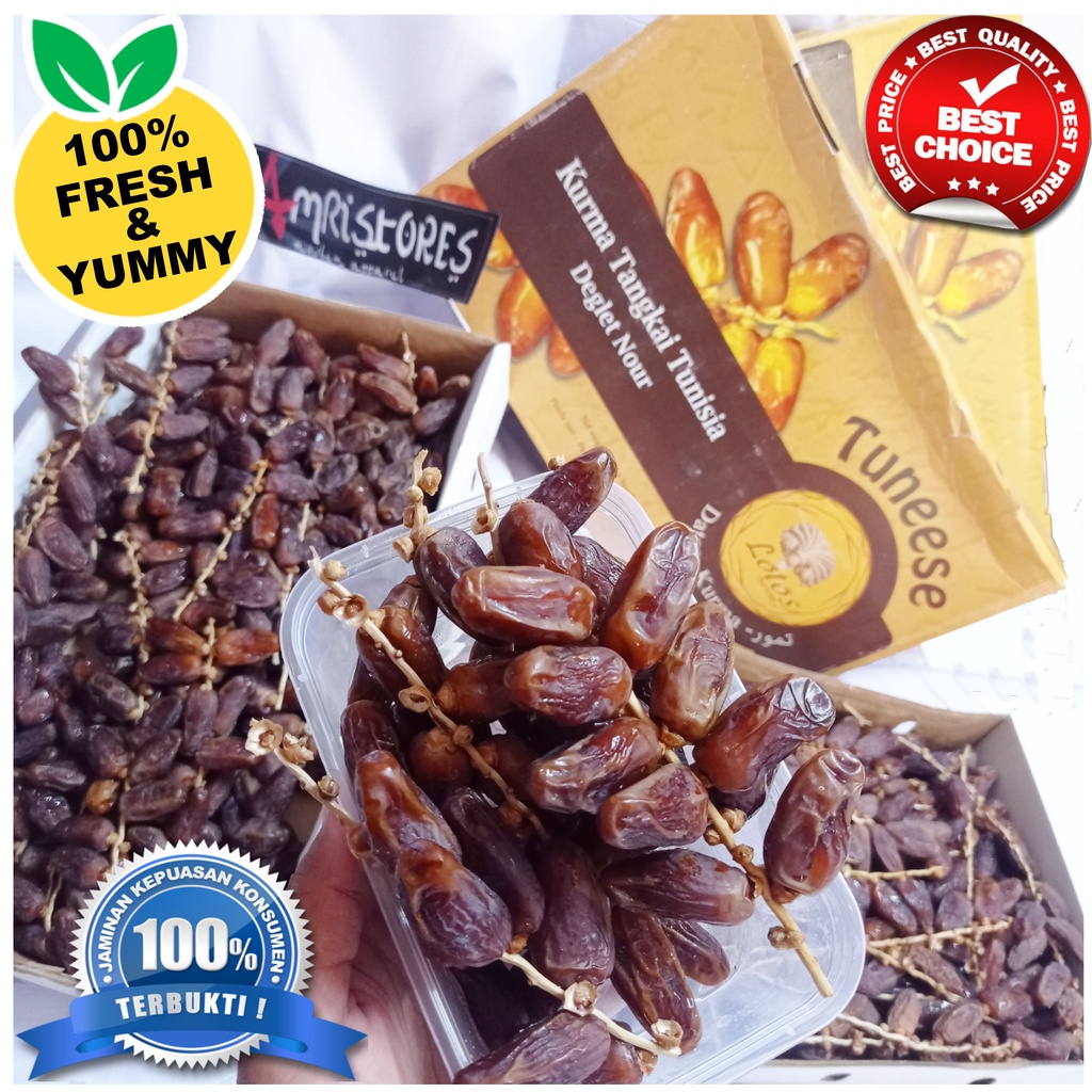 

kurma tunis tangkai korma tunisia tangkai tunis dates premium quality segar bisa bayar di tempat gratis ongkir