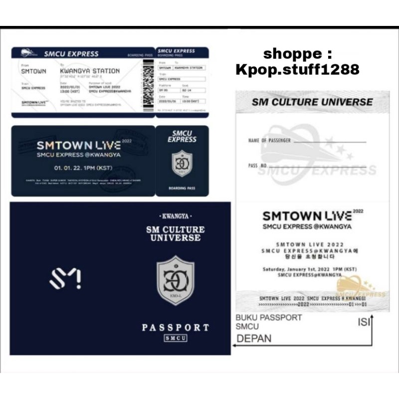 Tiket + Passpor SMCU EXPRESS TO KWANGYA