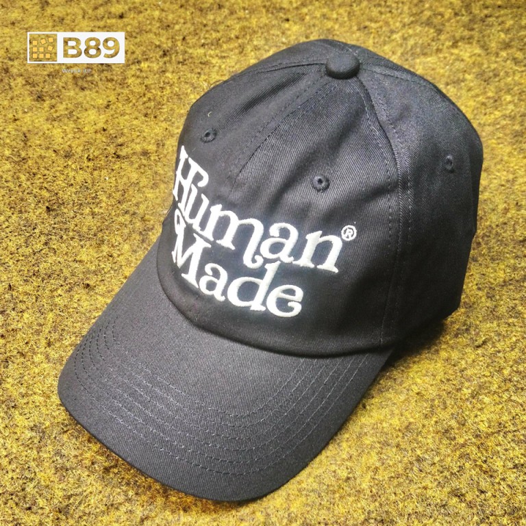 TOPI HUMAN MADE X GIRLS DONT CRY CAP HAT ORIGINAL - BLACK