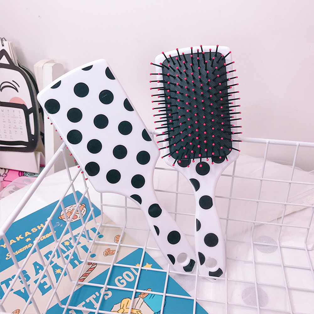 Korean-style Air Bag Large Curly Hair Comb Hair Massage Comb Antistatic Straight Hair Big Board Cow Comb