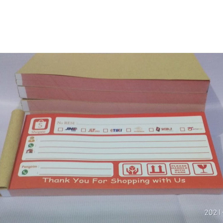 

Label Pengiriman olshop kekinian Motif SHOPEE harga terjangkau