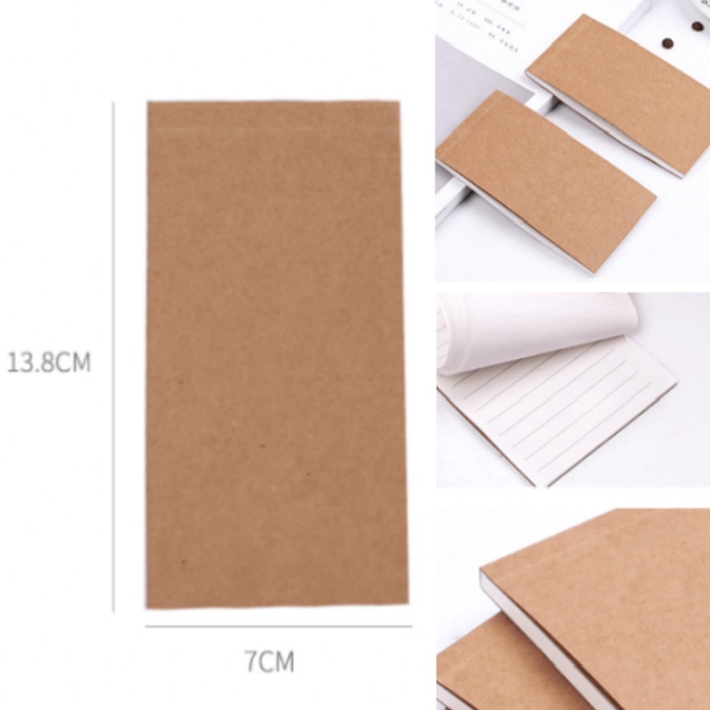 Vintage Kraft Paper Small Book Notebook Portable Small Notebook Portable Mini Writing Pad