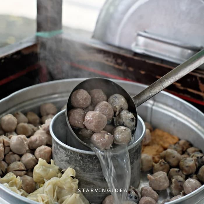 Irus Stainless ukur 90cc / Centong Bakso / Syrup Ladle / Soup Ladle