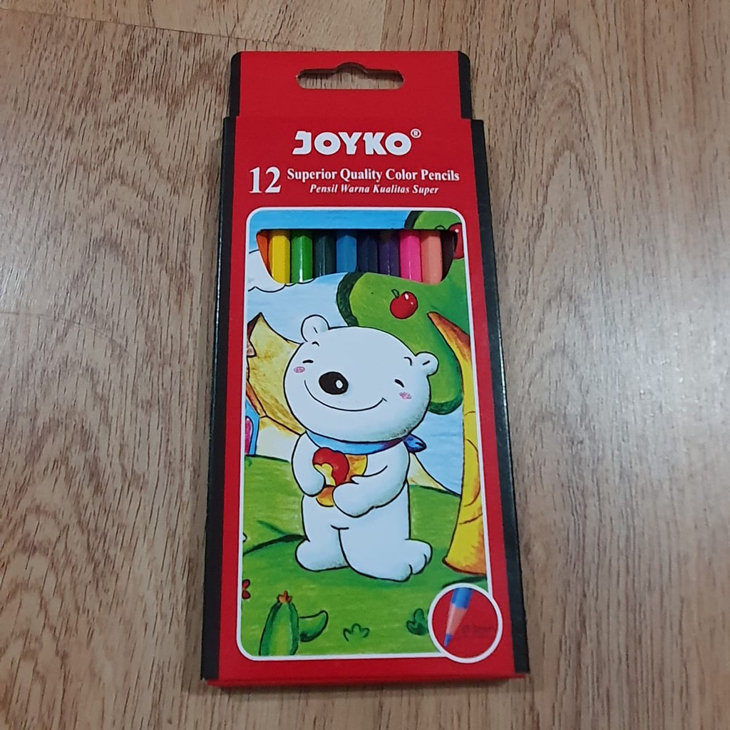 

PENSIL WARNA JOYKO 12 WARNA PANJANG / PENSIL WARNA PANJANG 12 WARNA JOYKO