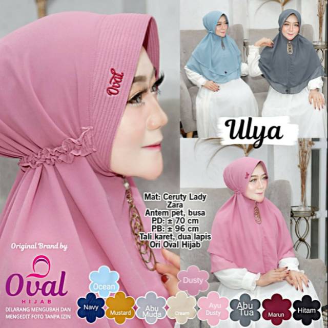 Hijab Instan Ulya Pet Anti Tembem