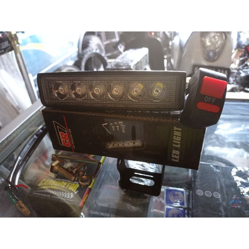 LAMPU LED 6 MATA UNIVERSAL CR7 KLX CRF WR