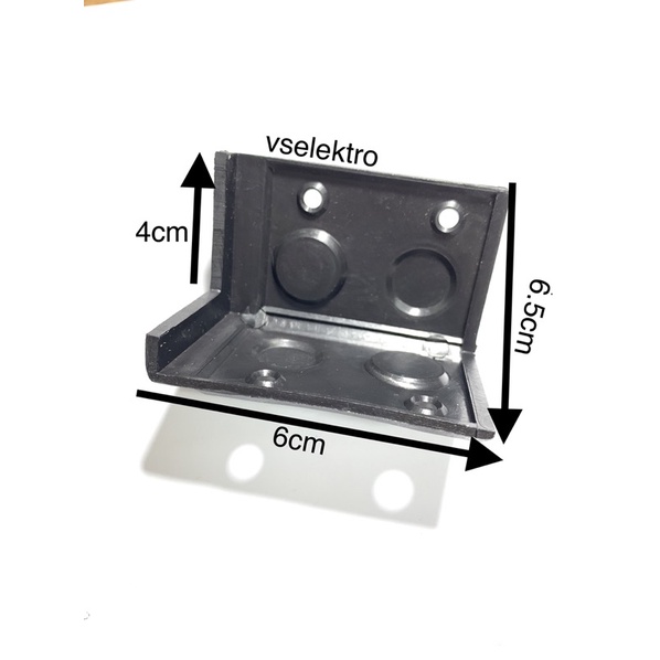 SIKU BOX SPEAKER KECIL/SUDUT BOX SALON PLASTIK KECIL/SIKU SALON 4 LUBANG KECIL/SIKU SALON SPEAKER KE
