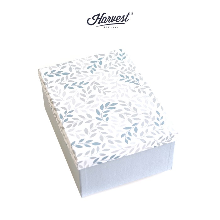 

Kotak Kado / Box Motif Harvest Glam Vibes - Grey Leaves