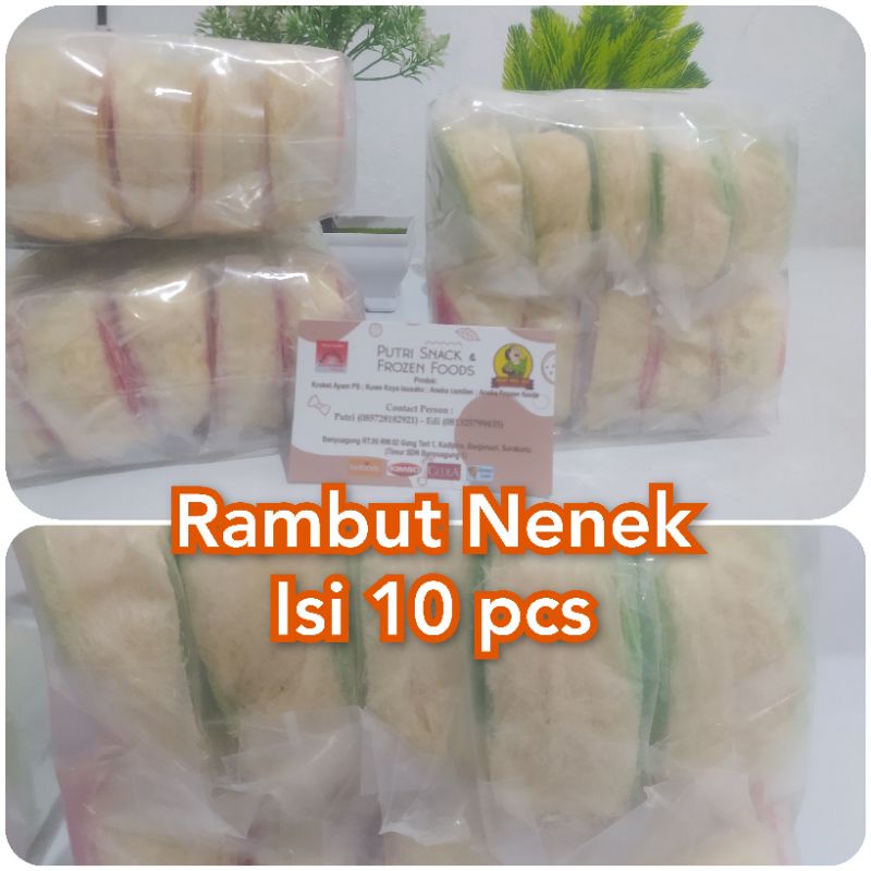 

PROMO Sempe ll Rambut Nenek Tebal isi 10 pcs II Arum Manis Grosir Murah