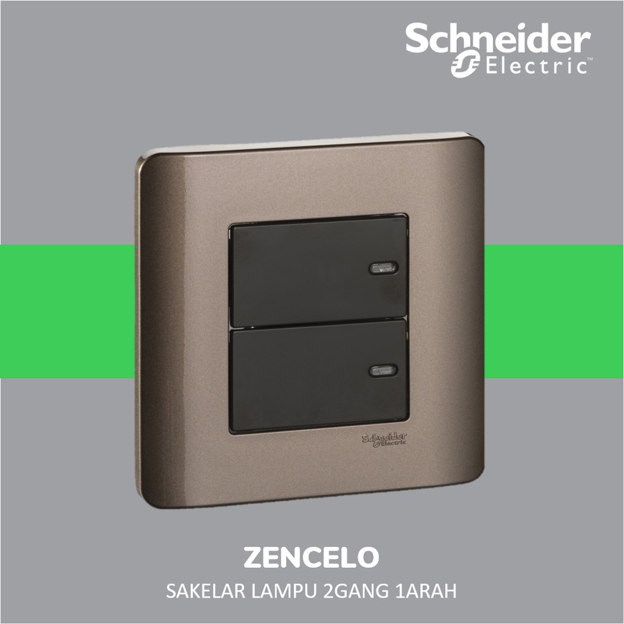 Saklar Seri Silver Bronze Zencelo Schneider