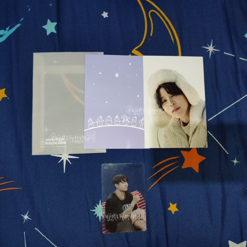 EARLY BIRD GIFT ITS 2 JUNGKOOK (Clear PC) + 4X6 PHOTO SET JIMIN WINTER PACKAGE BTS 2021