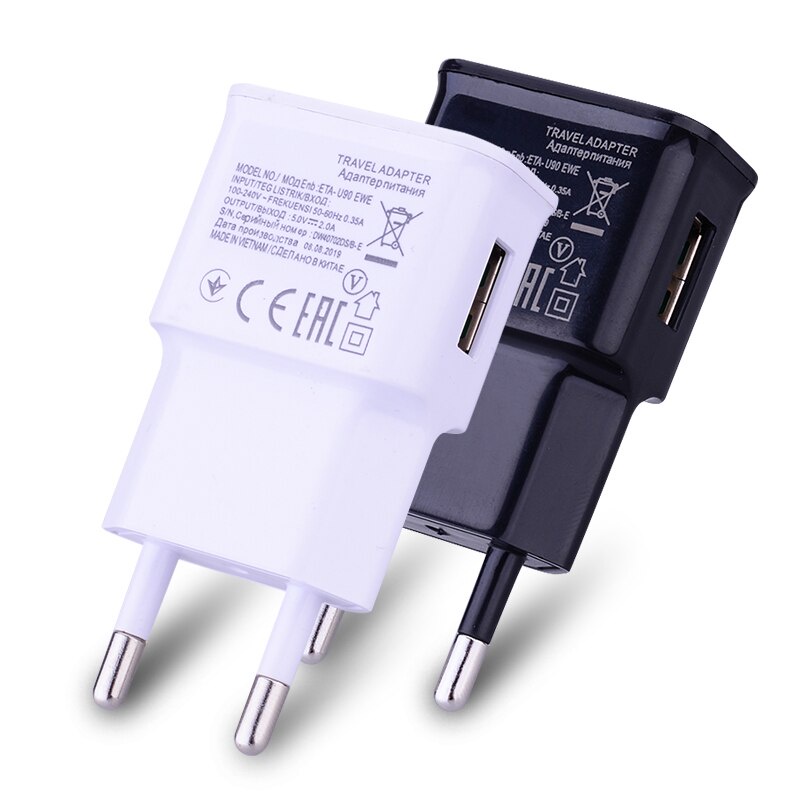 USBO Travel Adaptor USB Charger 5V 2.0A for Smartphone