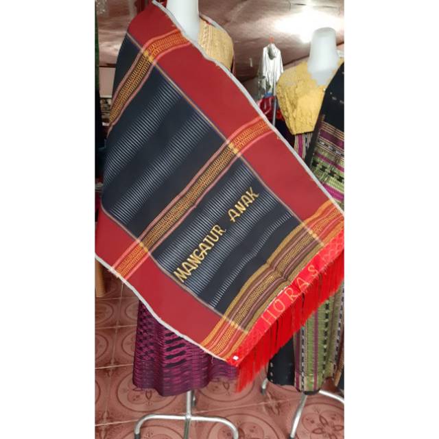 ULOS BINTANG MARATUR BORDIR ULOS BATAK TOBA KAIN TENUN PAKAIAN ADAT BATAK BISA BAHAN BAJU